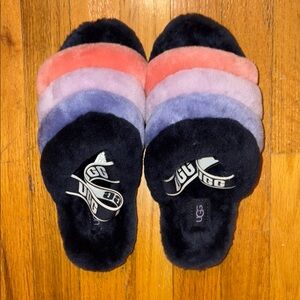 Women Ugg Fluff Yeah Slide Stripes